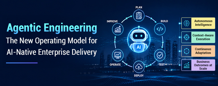 Agentic Engineering:
The New Operating Model for
AI-Native Enterprise Delivery